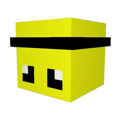 AimIzzDaa Minecraft avatar head, 3D render