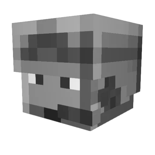 AimLikeVermont Minecraft avatar head, 3D render
