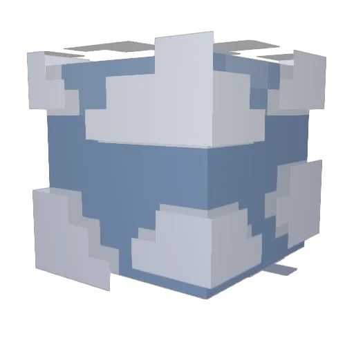 AimLike_Loser Minecraft avatar head, 3D render