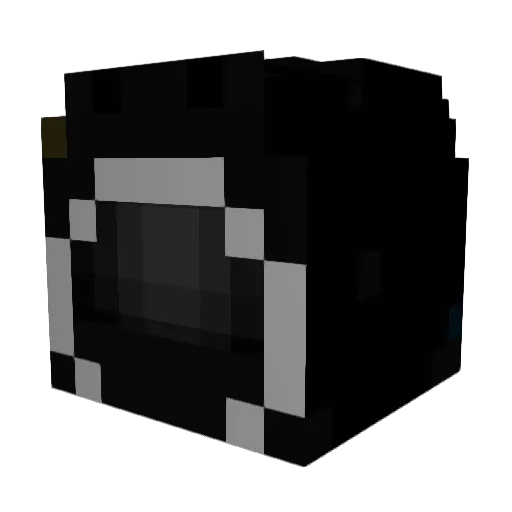 AimVy Minecraft avatar head, 3D render