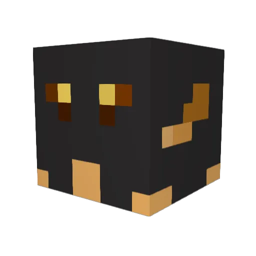 Aimard Minecraft avatar head, 3D render