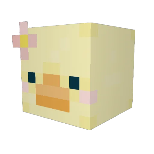 Aimbrot__ Minecraft avatar head, 3D render