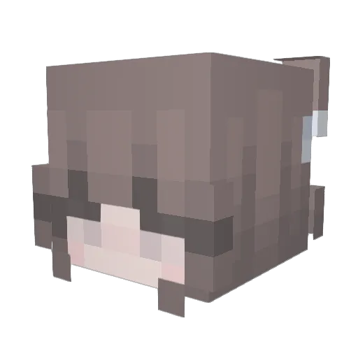 AimeeQAQ Minecraft avatar head, 3D render