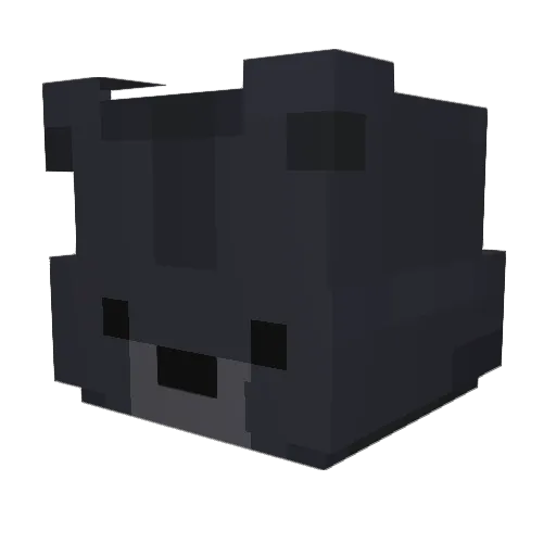 Aimenn Minecraft avatar head, 3D render