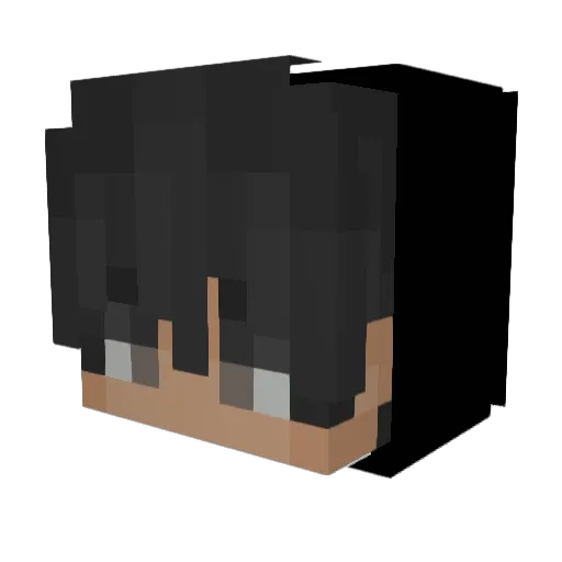 AimlessDoodler Minecraft avatar head, 3D render