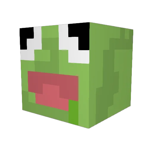 AimlessRobin Minecraft avatar head, 3D render