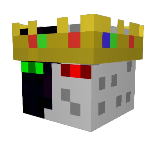 AinasS Minecraft avatar head, 3D render