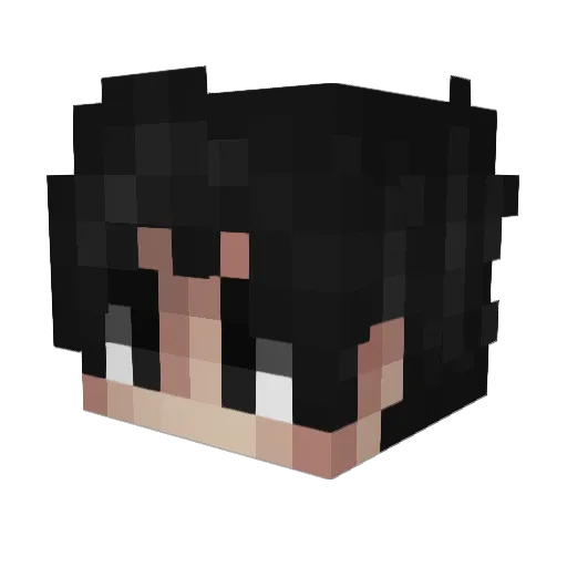 Ainkirg Minecraft avatar head, 3D render