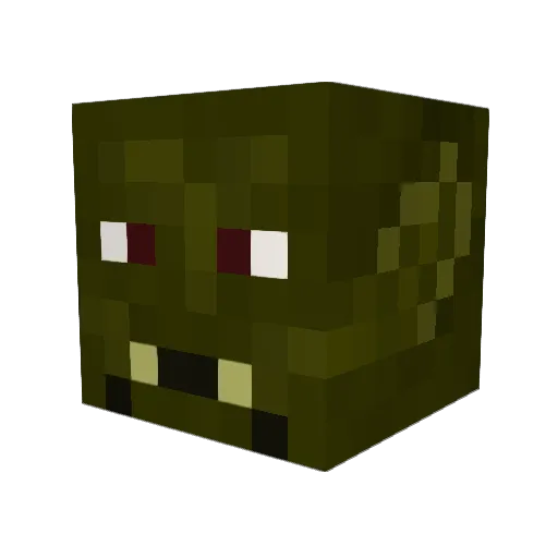 Ainnan Minecraft avatar head, 3D render