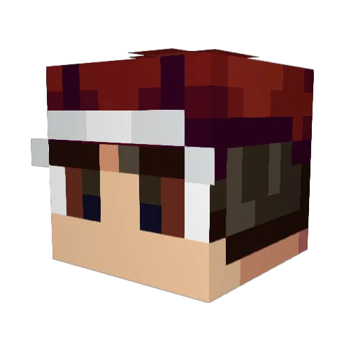 Ainol13 Minecraft avatar head, 3D render