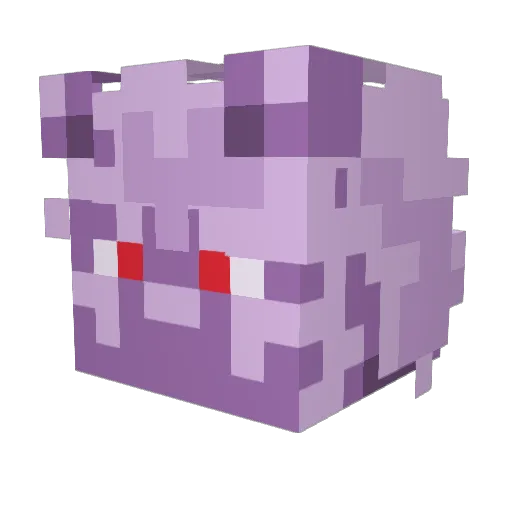 Ainroq Minecraft avatar head, 3D render