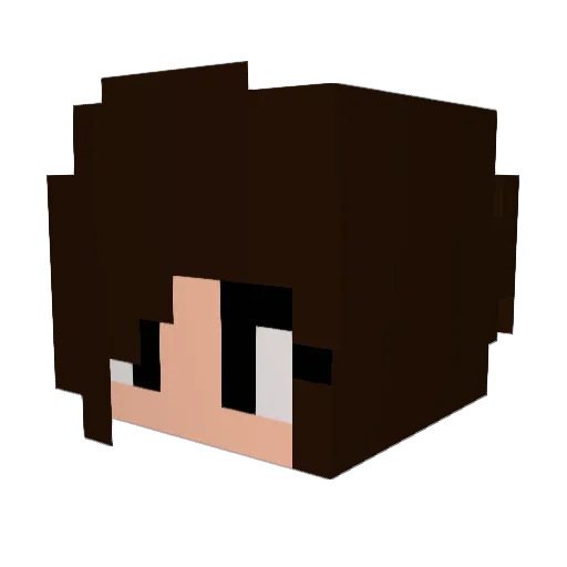 Ainsley7755 Minecraft avatar head, 3D render