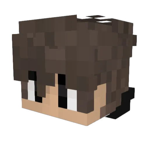 AintBear Minecraft avatar head, 3D render