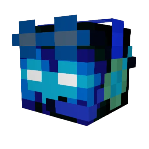 Aiptija Minecraft avatar head, 3D render