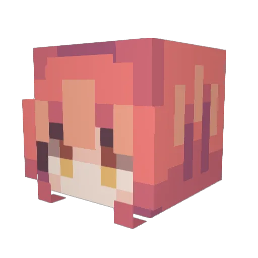 Air639 Minecraft avatar head, 3D render