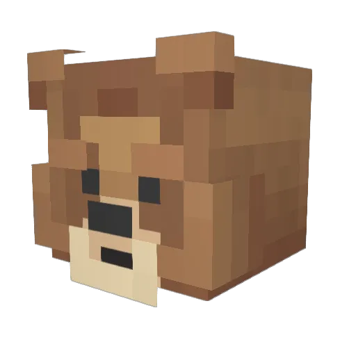 AirACobra Minecraft avatar head, 3D render