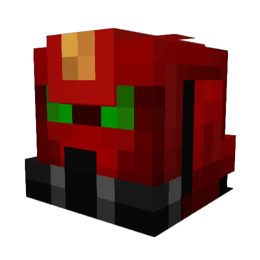 AirBorne506 Minecraft avatar head, 3D render