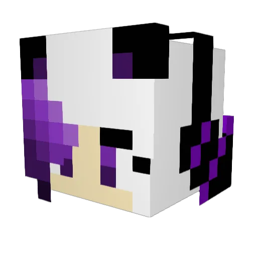 AirEmper7 Minecraft avatar head, 3D render