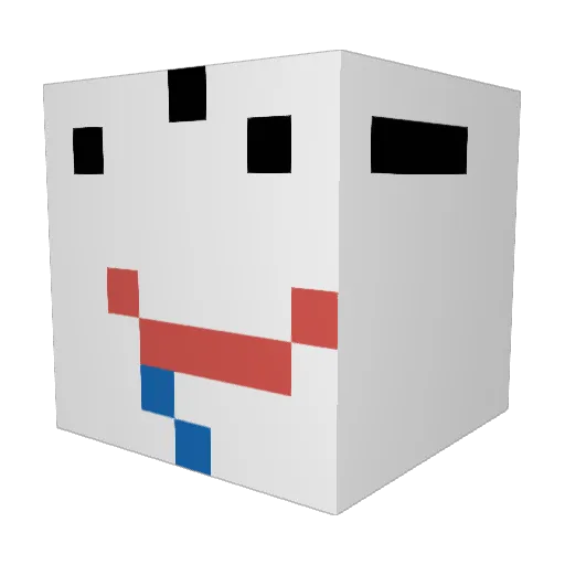 AirMan101010 Minecraft avatar head, 3D render