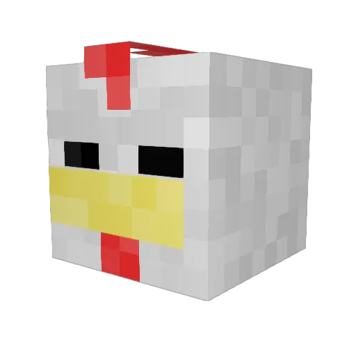 AirTapestry5277 Minecraft avatar head, 3D render