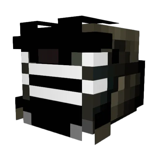 AirWave12 Minecraft avatar head, 3D render