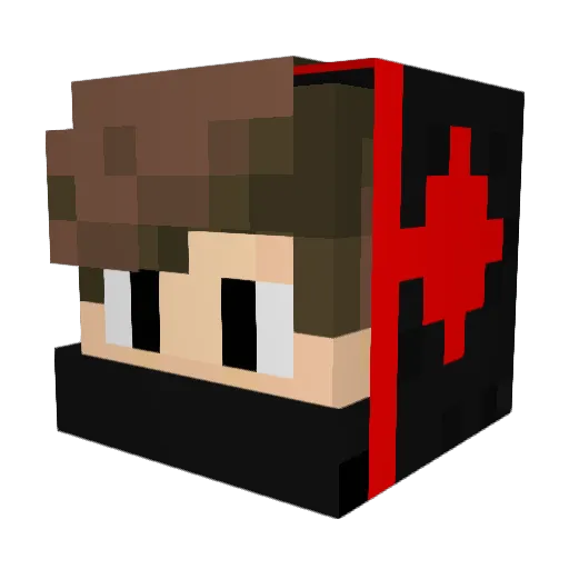 Air_Angel Minecraft avatar head, 3D render