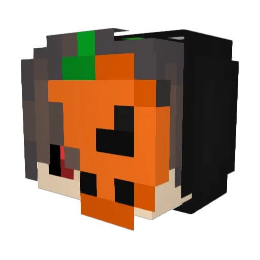 Air_Line Minecraft avatar head, 3D render