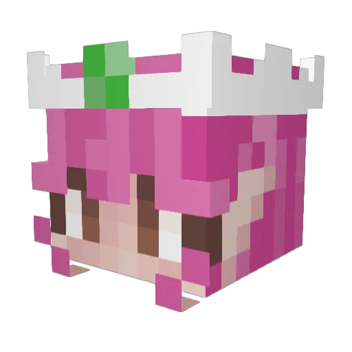 Air_Sick Minecraft avatar head, 3D render