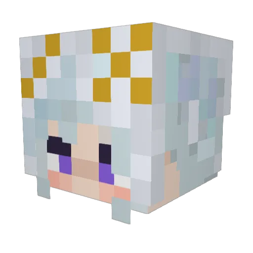 Air_ky Minecraft avatar head, 3D render