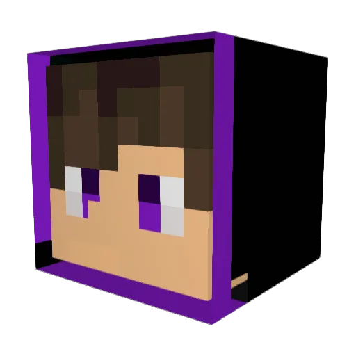 AirarT13 Minecraft avatar head, 3D render