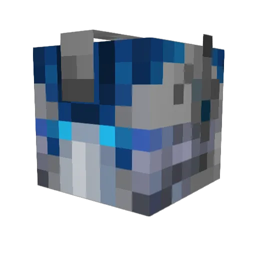 Airbeat1 Minecraft avatar head, 3D render