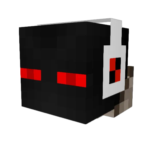 Airboatdude Minecraft avatar head, 3D render