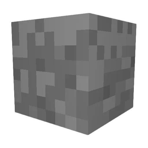 Airforest Minecraft avatar head, 3D render