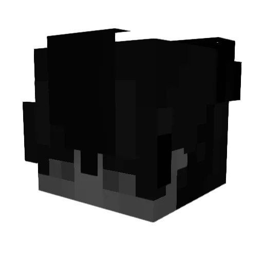 Airfox1298 Minecraft avatar head, 3D render