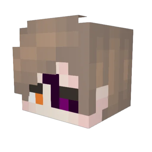 Airgiod99 Minecraft avatar head, 3D render