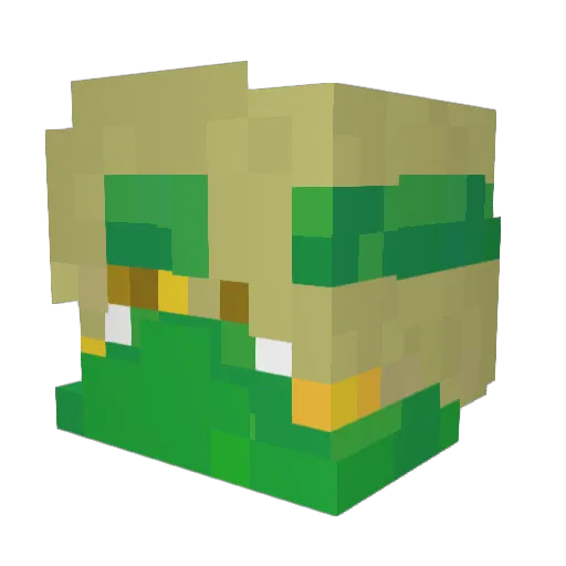 Airi_Fan Minecraft avatar head, 3D render