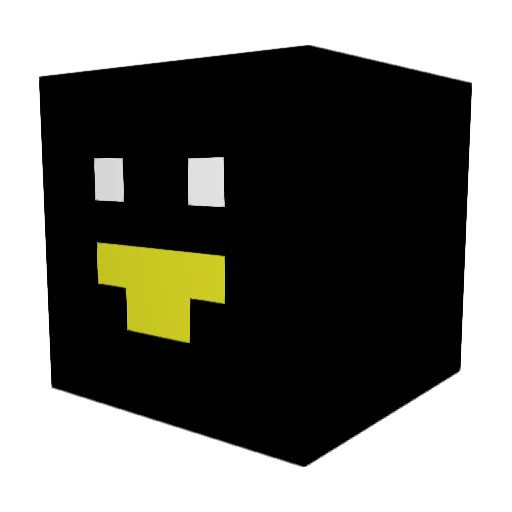 AirickP Minecraft avatar head, 3D render