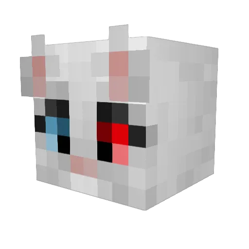 Airmanplays Minecraft avatar head, 3D render