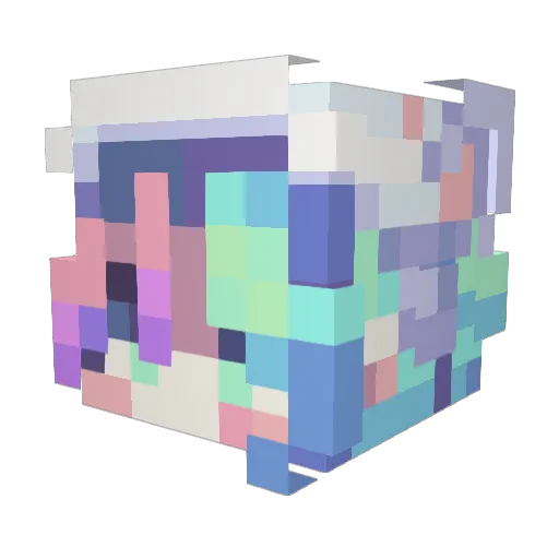 AiroDusk Minecraft avatar head, 3D render