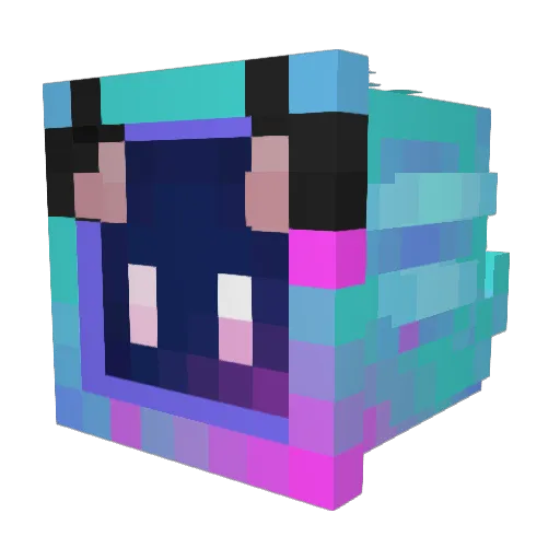 Airone721 Minecraft avatar head, 3D render