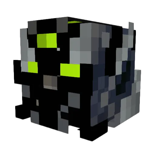 AirwolfC25 Minecraft avatar head, 3D render