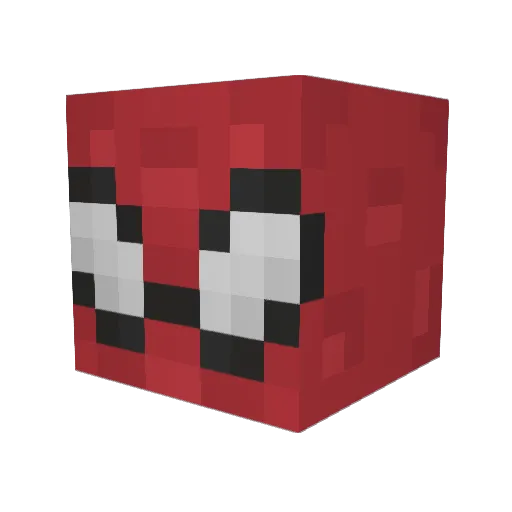 AitkenX2 Minecraft avatar head, 3D render