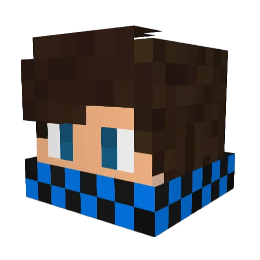 AitorGamer19_YT Minecraft avatar head, 3D render