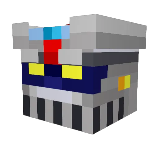 AitorPujana Minecraft avatar head, 3D render