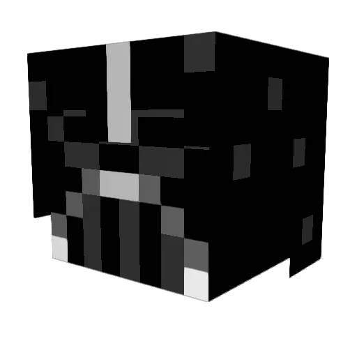 Aittan Minecraft avatar head, 3D render