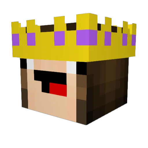 Aittopia Minecraft avatar head, 3D render