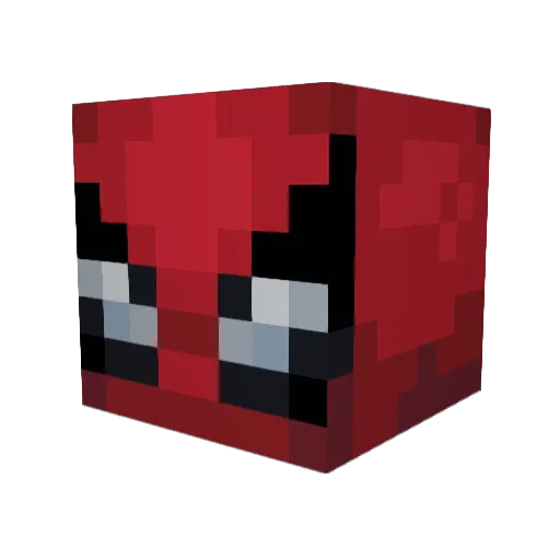 Aivry02 Minecraft avatar head, 3D render