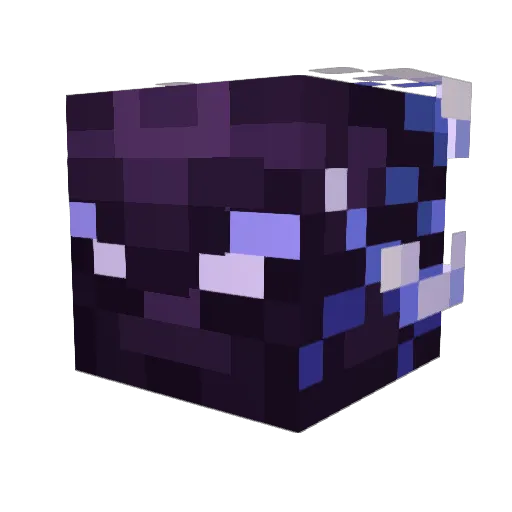 Aiyuji Minecraft avatar head, 3D render