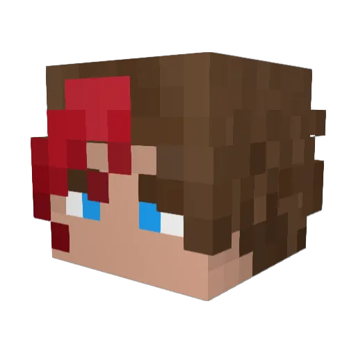 Aizad641 Minecraft avatar head, 3D render