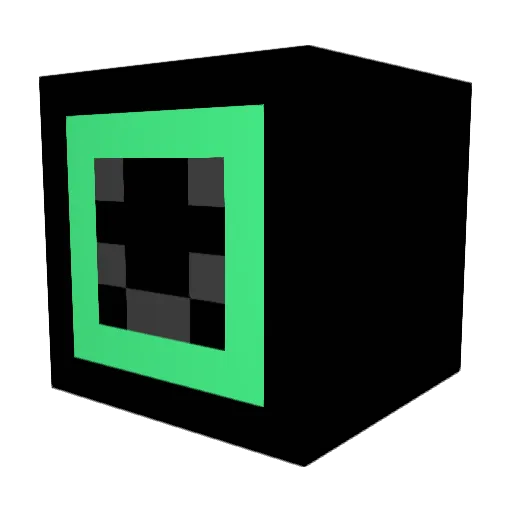 Aizur Minecraft avatar head, 3D render